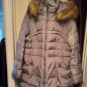 Stylish Fur-Trimmed Puffer Jacket